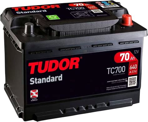 Tudor TC700 Tudor 70Ah 640A Standard Range Car Battery for .